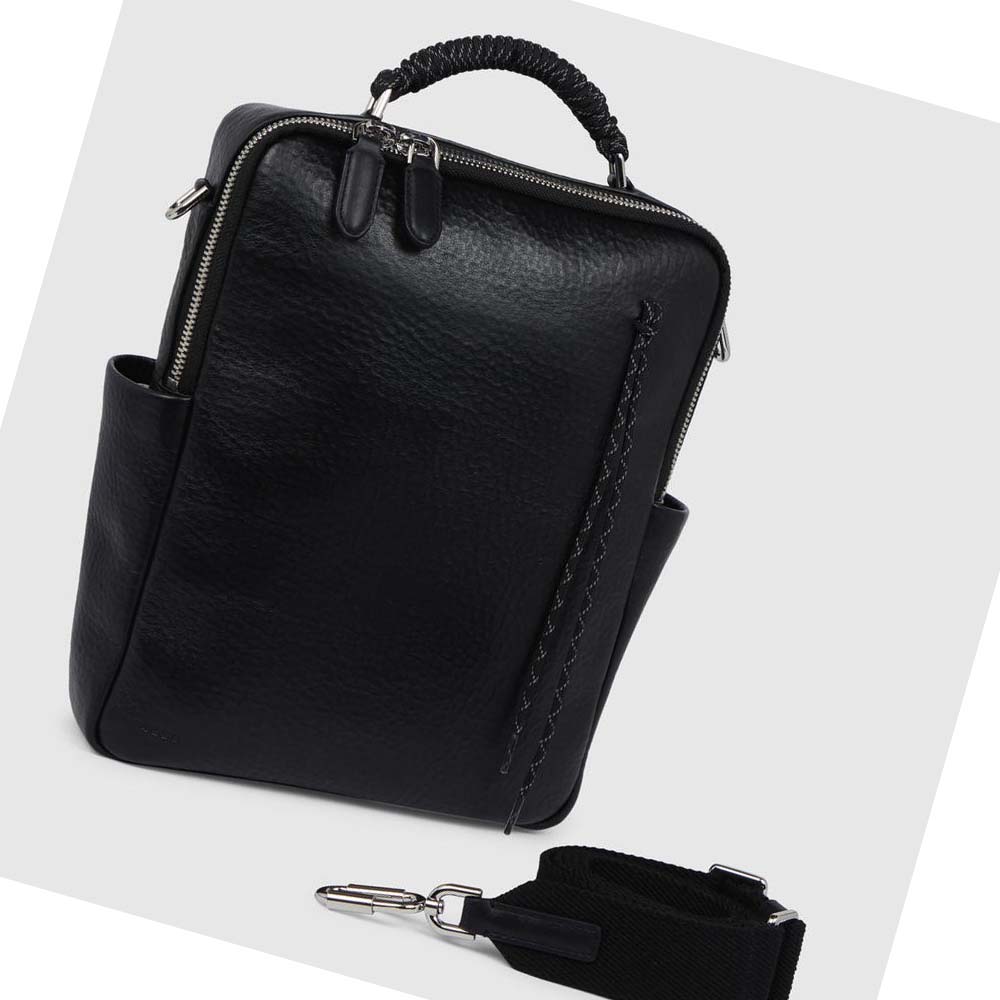 Men's Ecco CERAMIC TECH-BAG COMPACT Handbag Black | Canada 733ILH